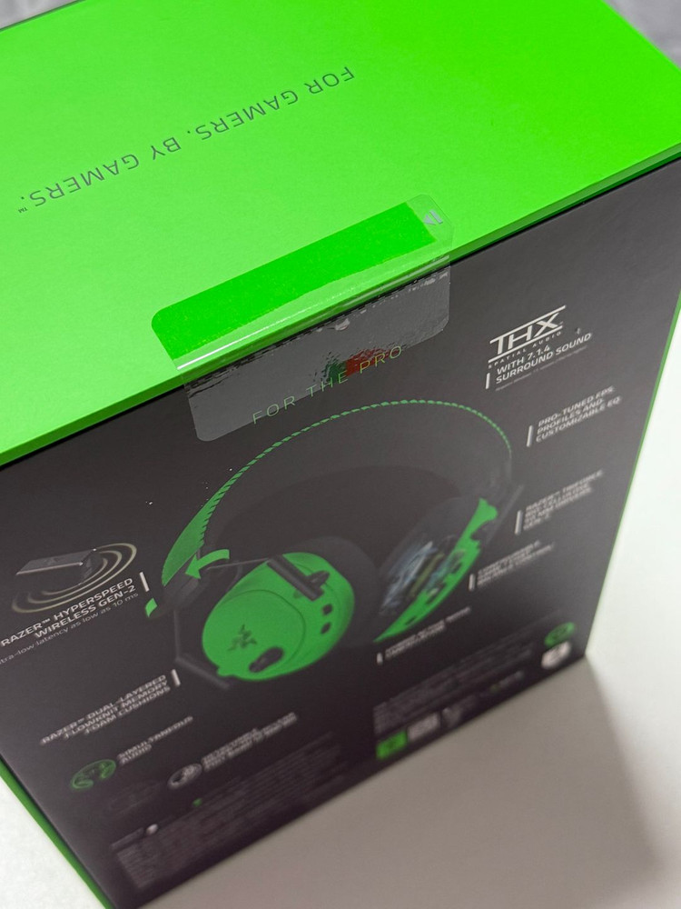 Razer BlackShark V3 Pro Esports Green | 새제품 | 희소 컬러 | 풀구성 이미지