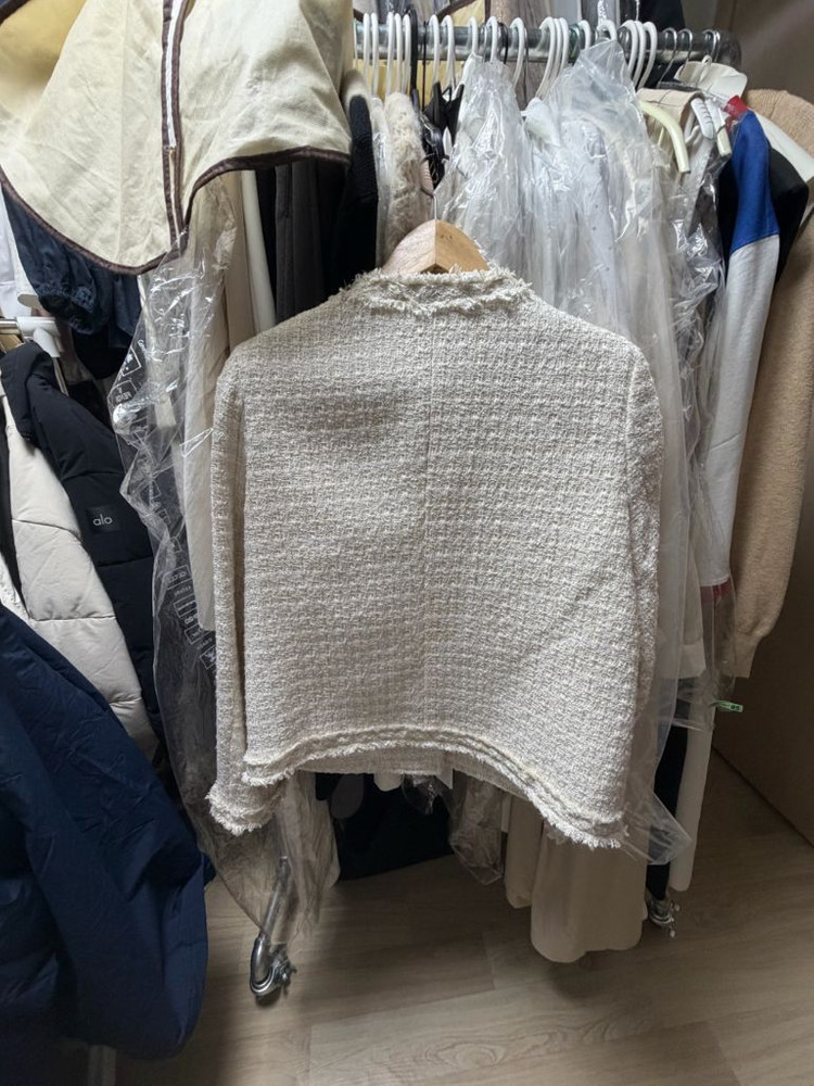 고급스러운 무드의 트위드자켓(프리사이즈)--6