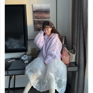 드레스반티아 레이스 레이어드 스커트 웨딩스냅 셀프웨딩 샤스커트 이미지