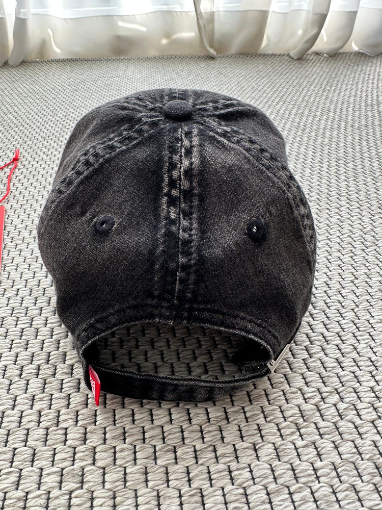 [2] 디젤 C-게이블 스트레치 데님 볼캡 블랙--3