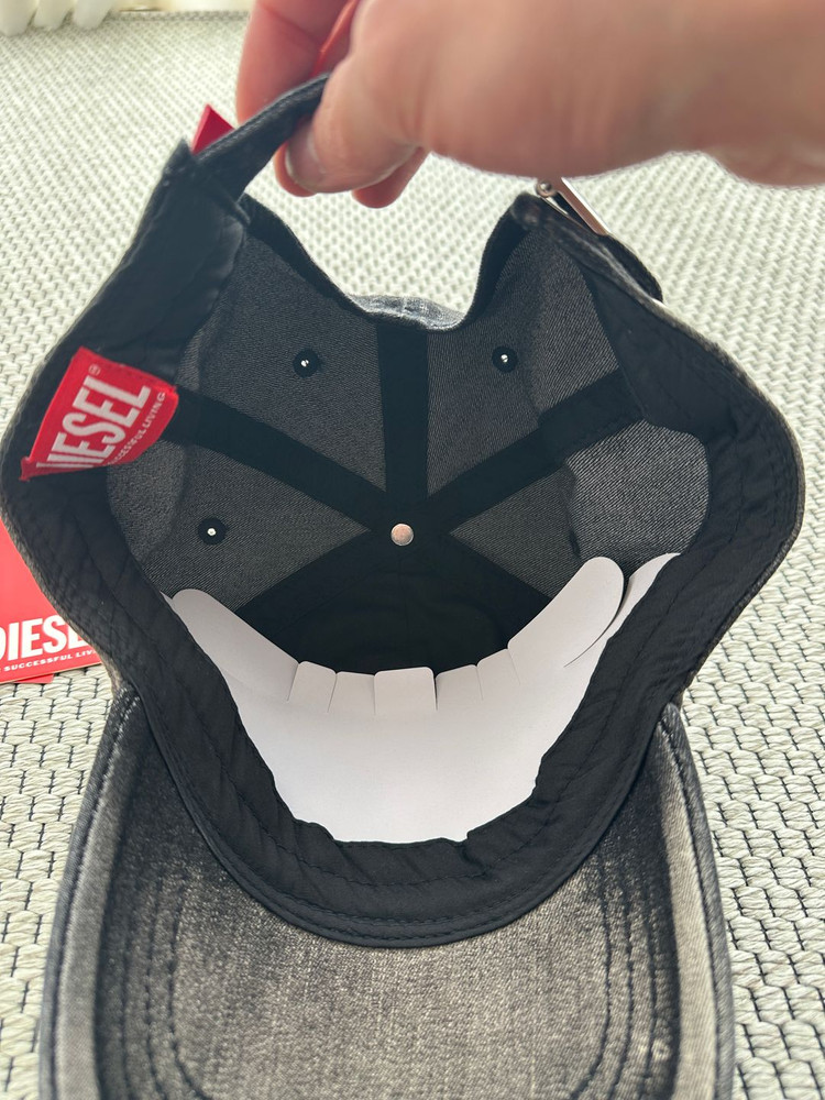 [2] 디젤 C-게이블 스트레치 데님 볼캡 블랙--4