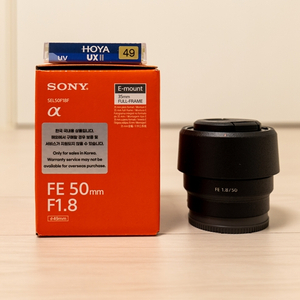 소니 FE 50mm F1.8 렌즈 판매합니다