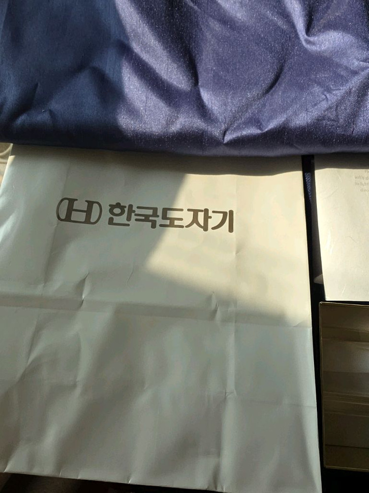 한국도자기 은수저 1인세트(미사용)--1