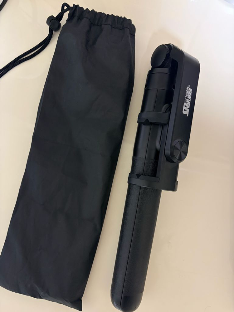 셀루미 155cm 롱레인지 무선 블루투스 올인원 삼각대 셀카봉 SEL-GT1550M 블랙--0