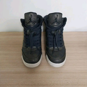 여성 에어조던5 에어리스 메탈릭 카모 GG 운동화 (240)