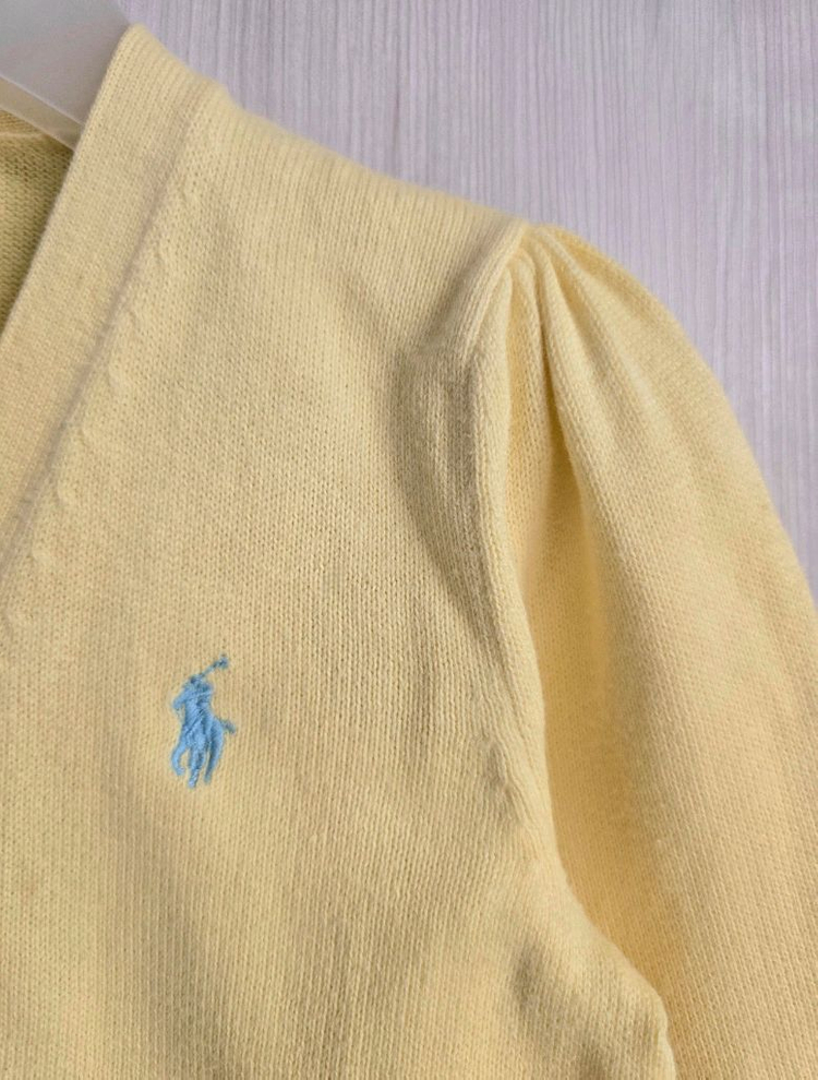 폴로랄프로렌키즈 여아 코튼 브이넥 가디건 5T--2