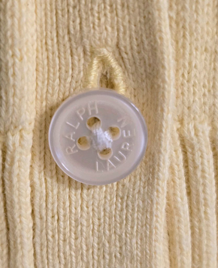 폴로랄프로렌키즈 여아 코튼 브이넥 가디건 5T--5