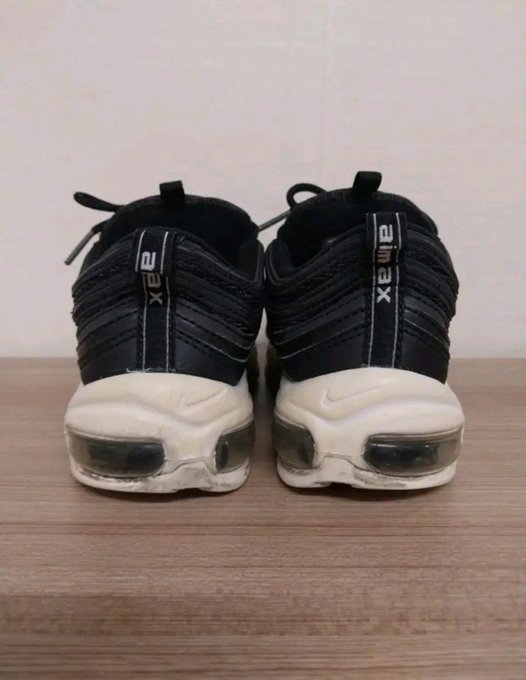 남성 나이키 에어맥스 97 검흰 운동화 (250) 이미지