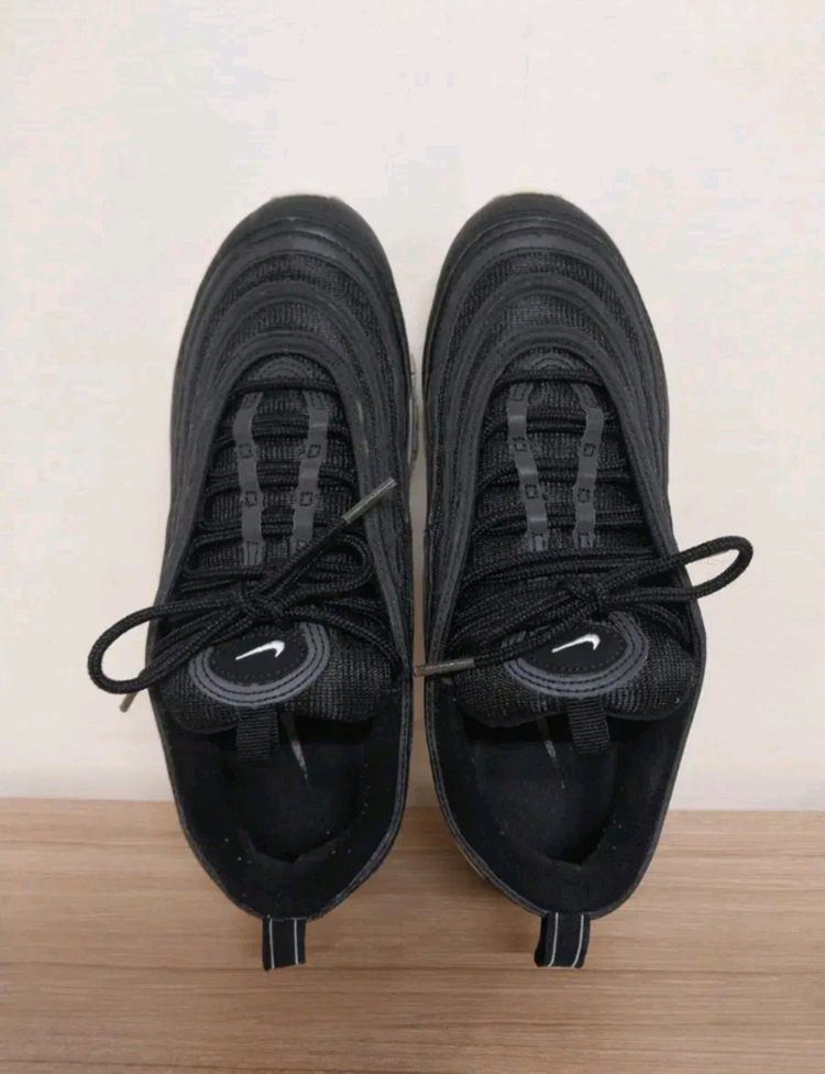 남성 나이키 에어맥스 97 검흰 운동화 (250) 이미지