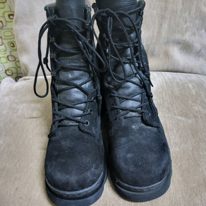 해병대 접착식 전투화 245M사이즈 블랙