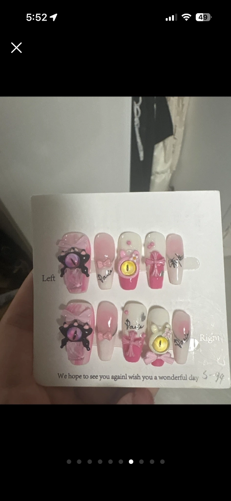수제 네일팁 판매 이미지