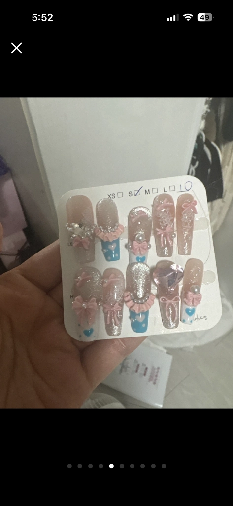 수제 네일팁 판매 이미지