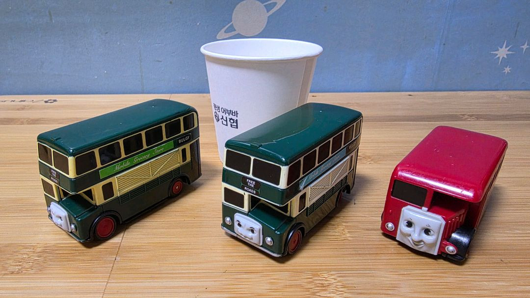 토미카 & 토마스 콜라보 올드 미니카 6종 일괄--2