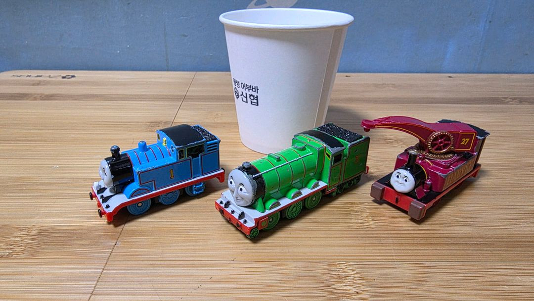 토미카 & 토마스 콜라보 올드 미니카 6종 일괄--3