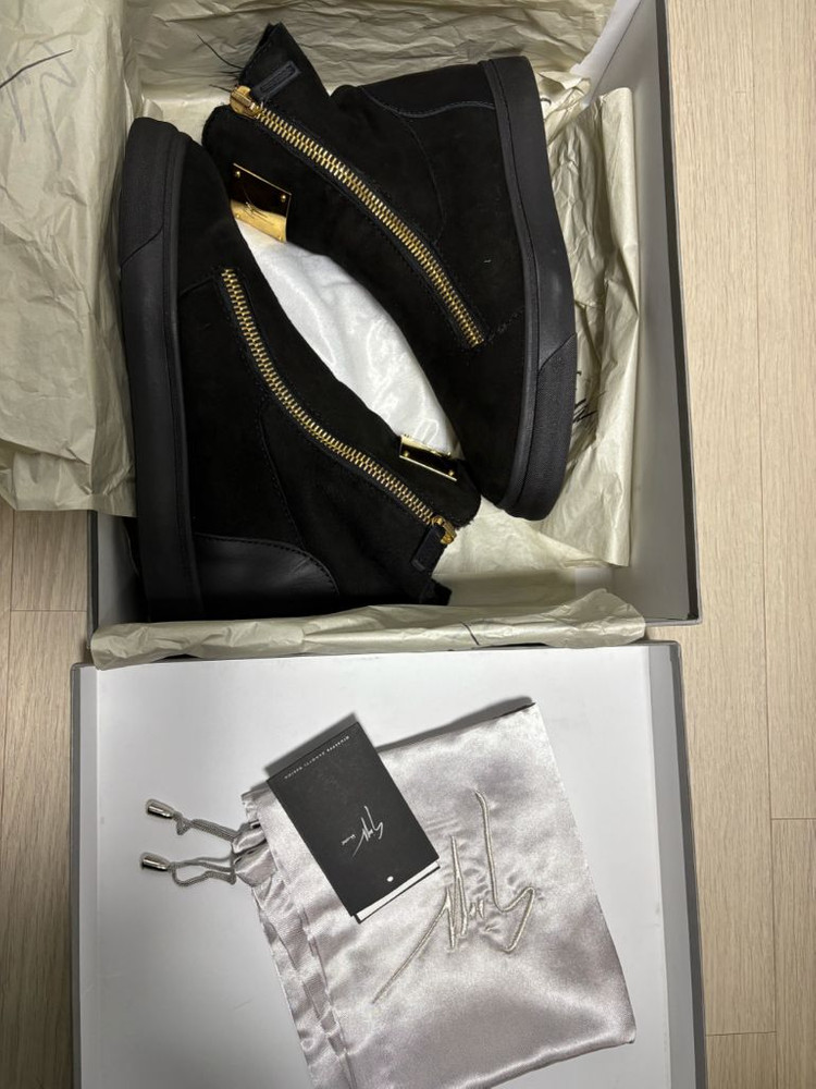 쥬세페자노티 스웨이드 하이탑 스니커즈 41 이미지