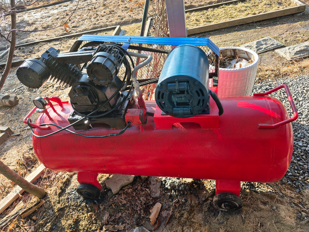 대형 콤프레샤 250리터 단상 220볼트--1