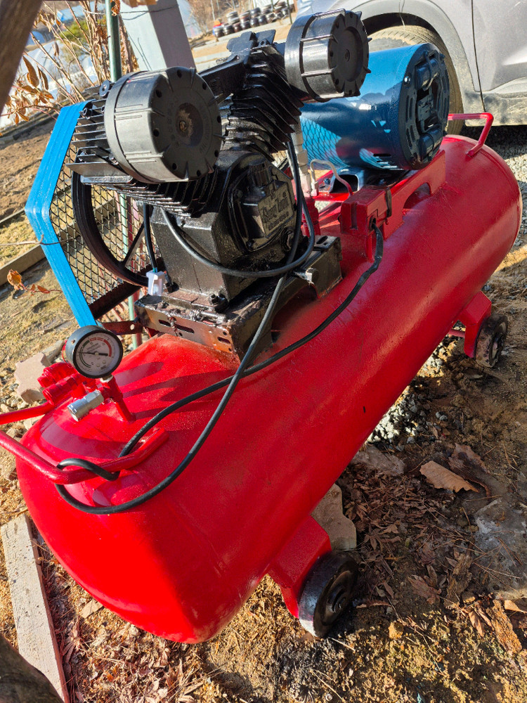 대형 콤프레샤 250리터 단상 220볼트--4