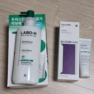 라보에이치 두피강화 샴푸 750ml, 닥터포헤어 570ml 새상품