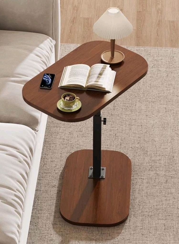 공간활용 높이조절 콘솔테이블 높이 조절 가능한 새 사이드 테이블입니다. 튼튼한 지지대로 안정감 있게 사용 가능합니다--1