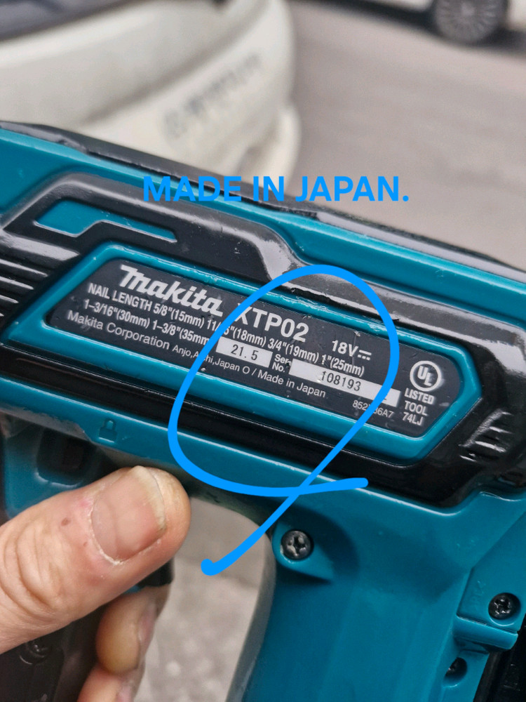 마끼다충전타카 DPT353 실타카 일자타카 S급 JAPAN--6