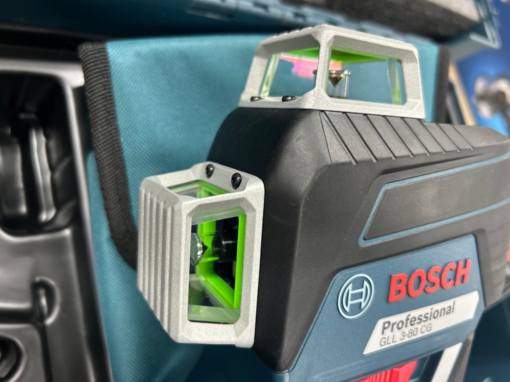 보쉬 GLL 3-80CG + BM 1 레이저 라인기 세트 개봉 새상품--5