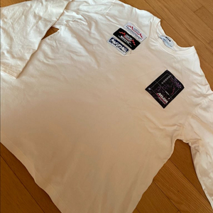 MSGM정품 긴팔 로고패치티셔츠