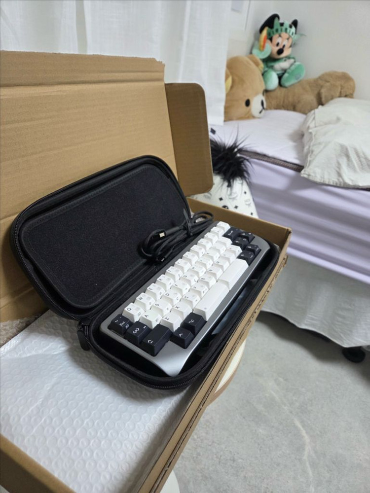 [새제품급] agar mini 아갈 미니 키보드 (anodized gray) 이미지