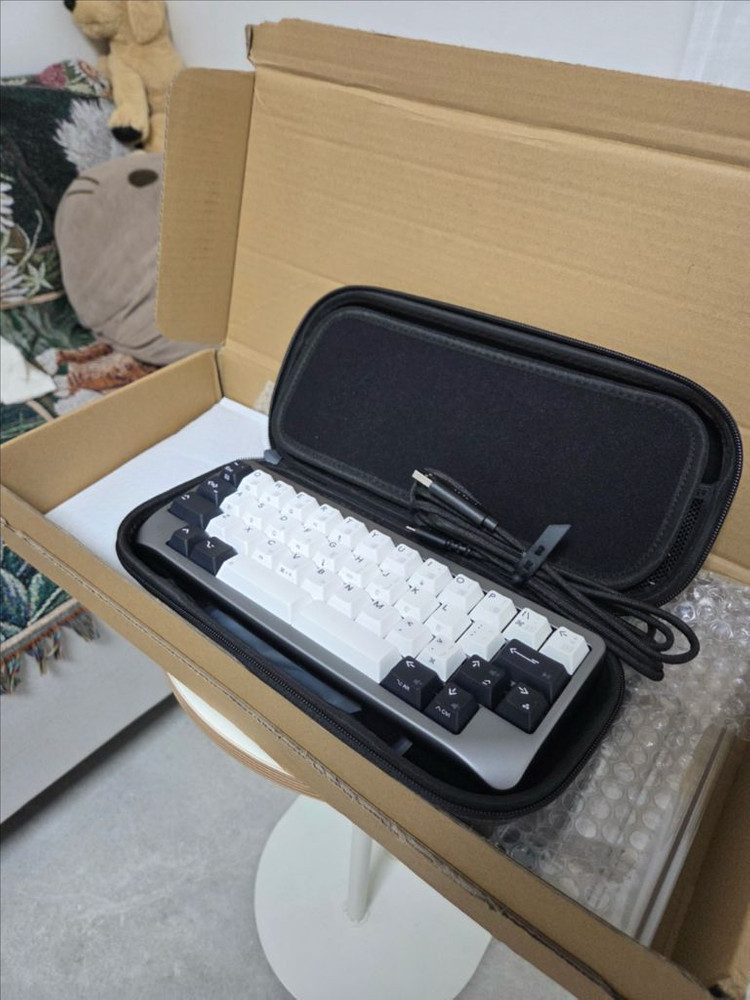 [새제품급] agar mini 아갈 미니 키보드 (anodized gray) 이미지
