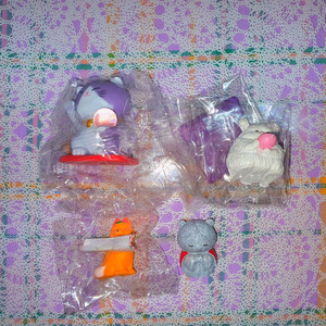 일본 행운을 주는 동물 가챠 피규어