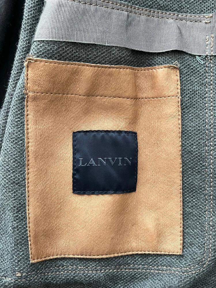 랑방 LANVIN 램스킨 브라운 블루종 자켓 100사이즈 이미지