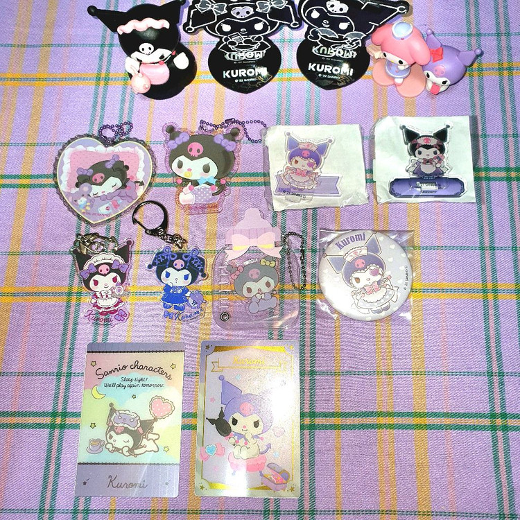 산리오 쿠로미 굿즈 (피규어, 가챠, 아크릴 키링 등) 일괄--1