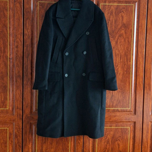 남성 90 S 사이즈 오버핏 코트 택포 2회착