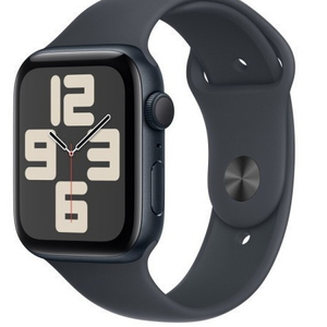 애플워치 se2 gps 44mm gps 미드나이트(블랙) 스포츠밴드(s/m) 미개봉 새제품. 애플 워치 se