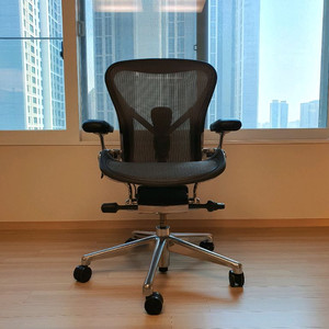 [상태S급]허먼밀러 뉴 에어론 CD체어 <B타입_그라파이트>