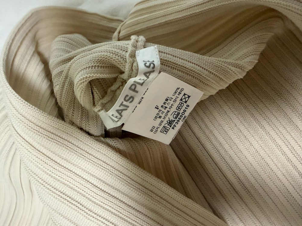 플리츠플리즈 크레페 니트탑 아이보리--2