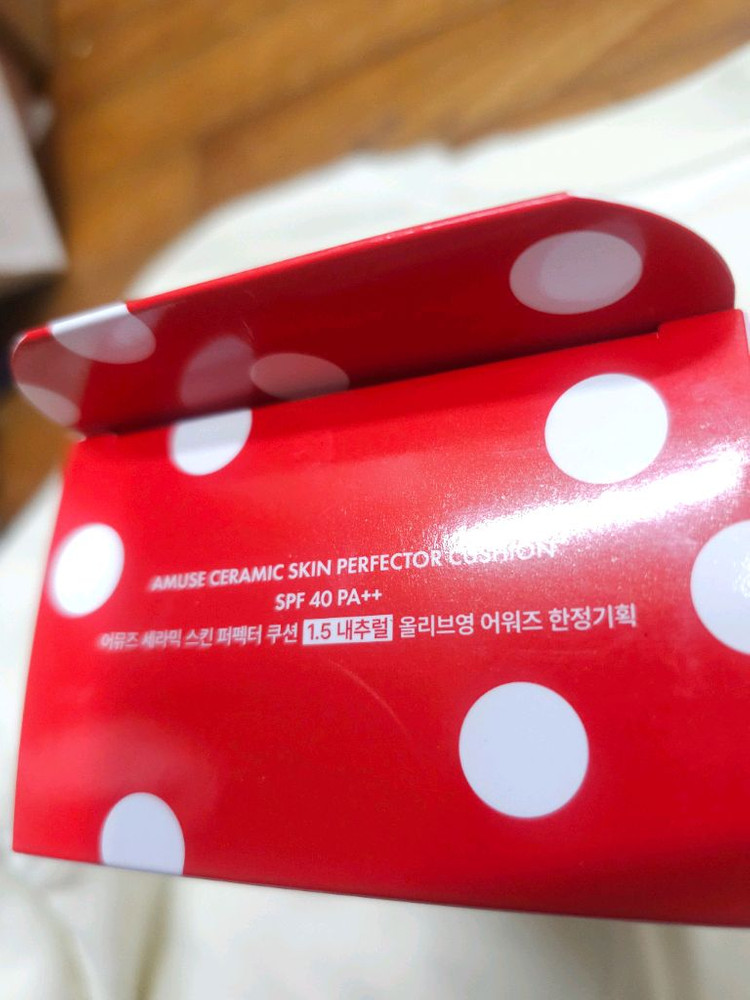 AMUSE 어뮤즈 도자기 쿠션 + 리필 +토드백--3