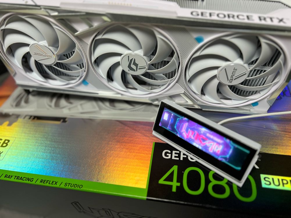 (판매/교환) COLORFUL RTX 4080 SUPER Vulcan White 4080s 불칸 화이트--8