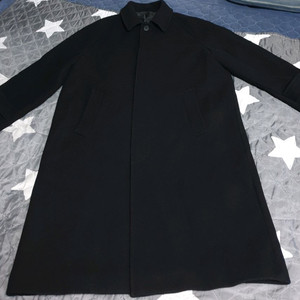 무신사스탠다드 캐시미어 블렌드 오버사이즈 발마칸 코트 블랙 (M)