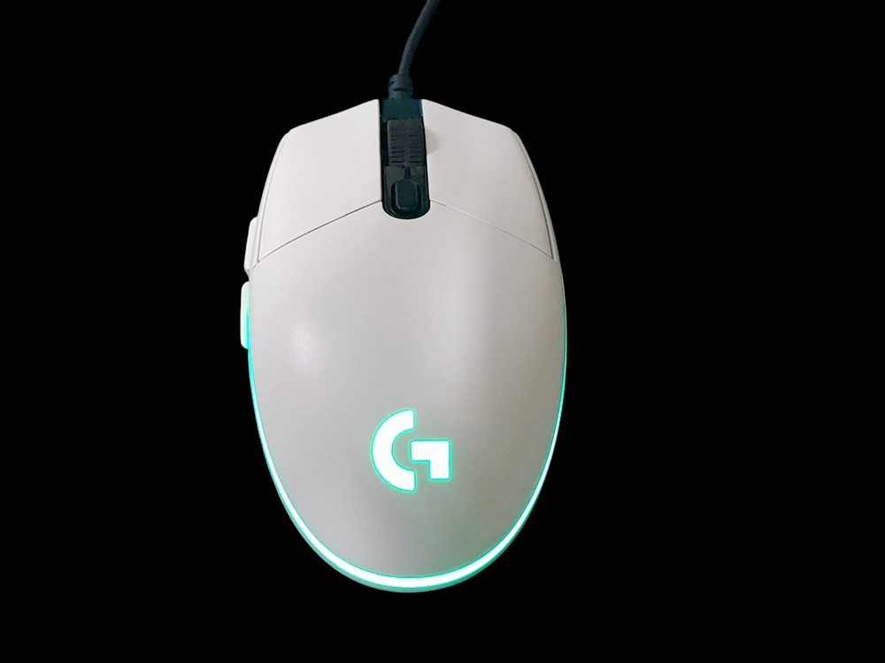 로지텍 G102 프로디지 1세대 게이밍 마우스 화이트--2