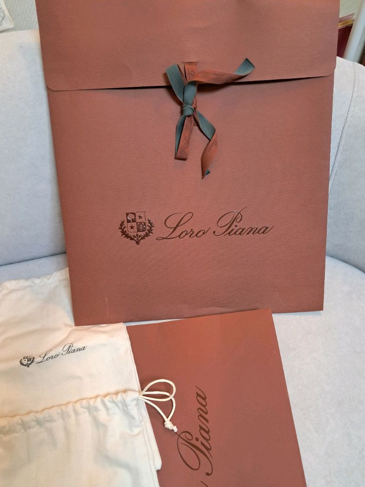 로로피아나 워크 스니커즈 슈즈박스, 로로피오나 더스트백 종이백 일괄--4