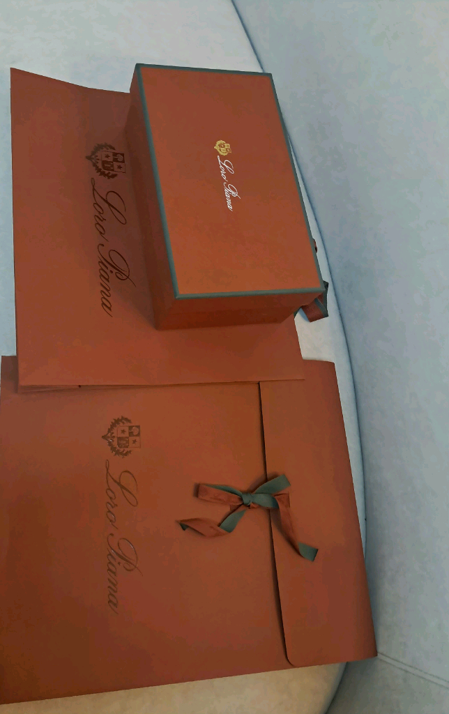 로로피아나 워크 스니커즈 슈즈박스, 로로피오나 더스트백 종이백 일괄--5