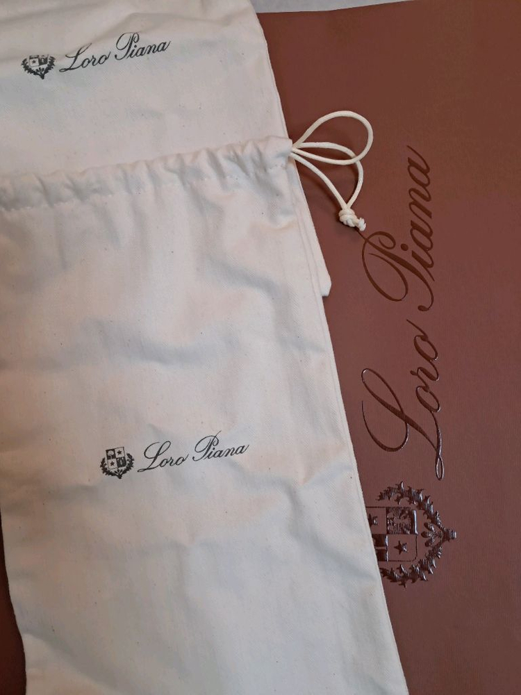 로로피아나 워크 스니커즈 슈즈박스, 로로피오나 더스트백 종이백 일괄--6