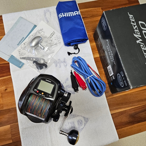 시마노 '포스마스터 9000' 전동릴(비마순정파워노브 튜닝)& 풀박사양