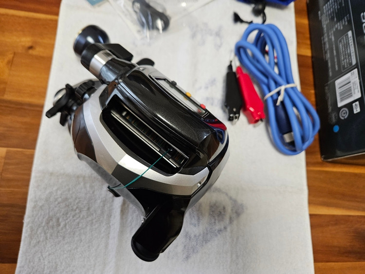 시마노 '포스마스터 9000' 전동릴(비마순정파워노브 튜닝)& 풀박사양--5