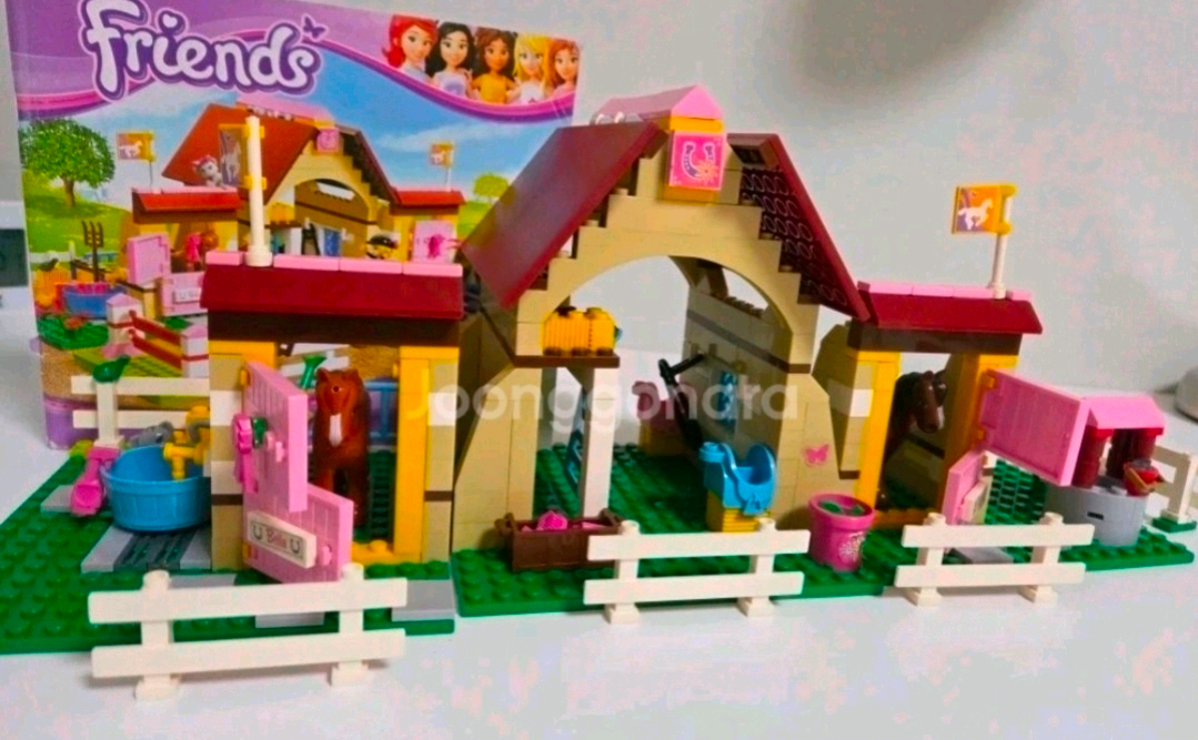 호환 레고 프렌즈 승마 캠프 마구간--2