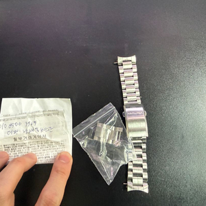 해밀턴 카키필드 오토 38mm 브레이슬릿 줄 ( 풀코 ) 팝니다.