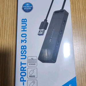 벤션 4포트 무전원 유전원 겸용 USB3.0 멀티허브/Max 5Gbps