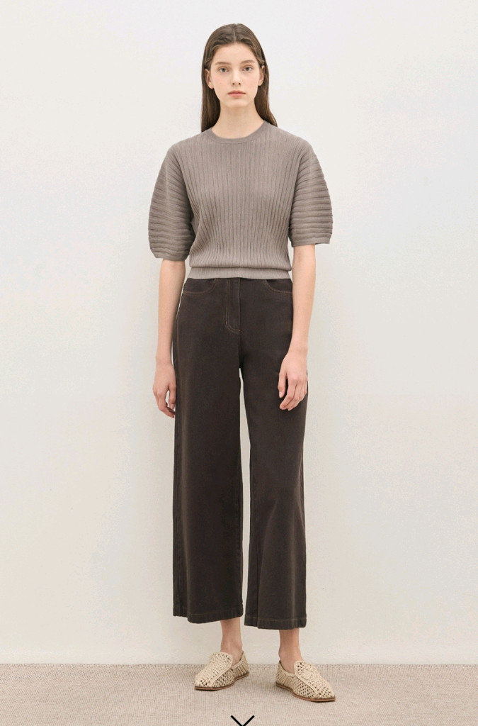 더 캐시미어 홀가먼트 니트 탑 ~ 이미지