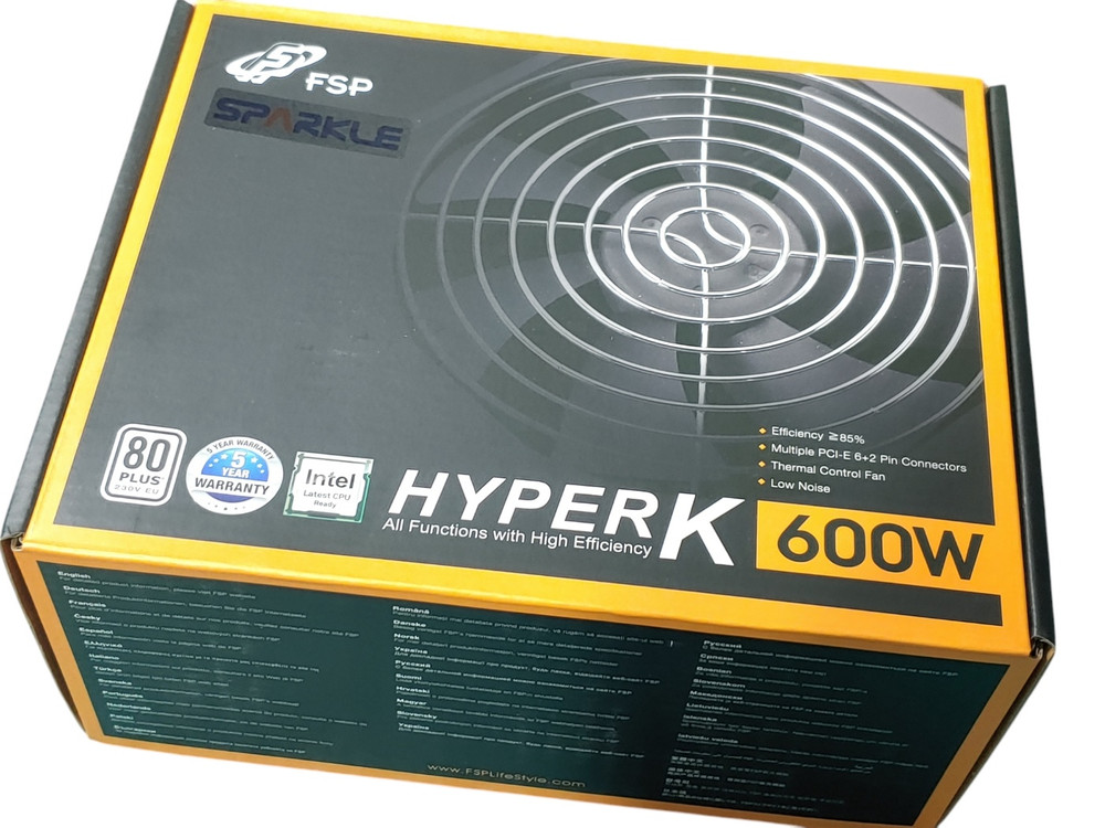 FSP HYPER K 600W 80PLUS Standard 230V EU 파워서플라이--1