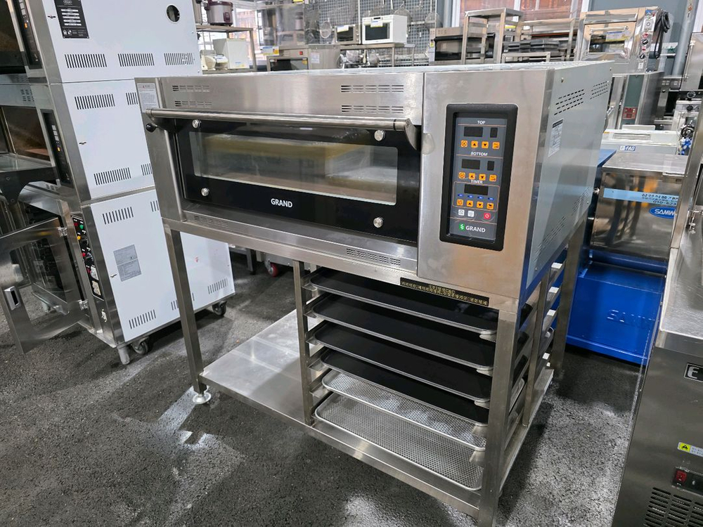 그랜드우성 데크오븐 1매1단 GW-DV21+하부렉선반 이미지